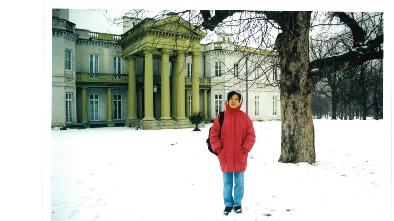 Nathalie in Hamilton in 2000