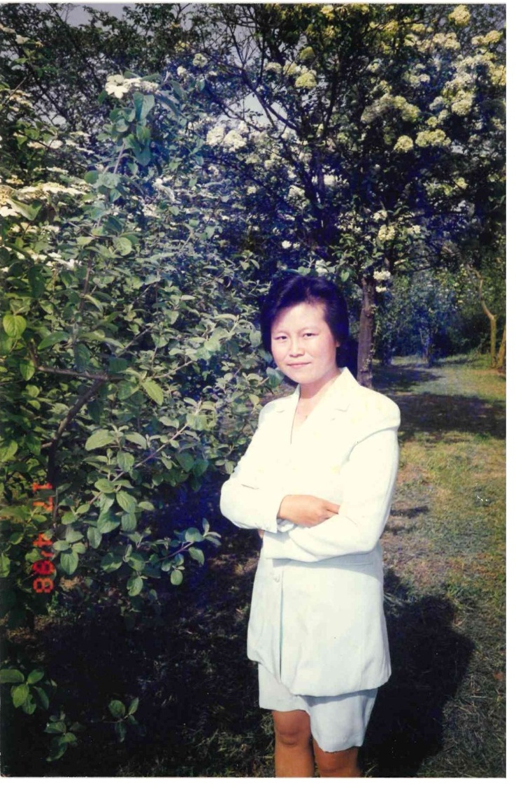 Nathalie during her MBA studies in Suzhou, China, 1992
